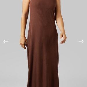 32 Degree Brown Sleeveless Maxi Dress